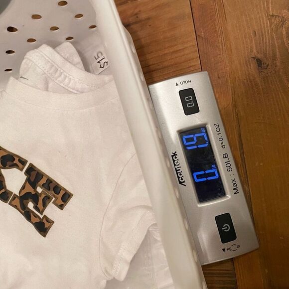 The Nike Tee White Leopard Cheetah Accent Size 4T - Picture 7 of 7